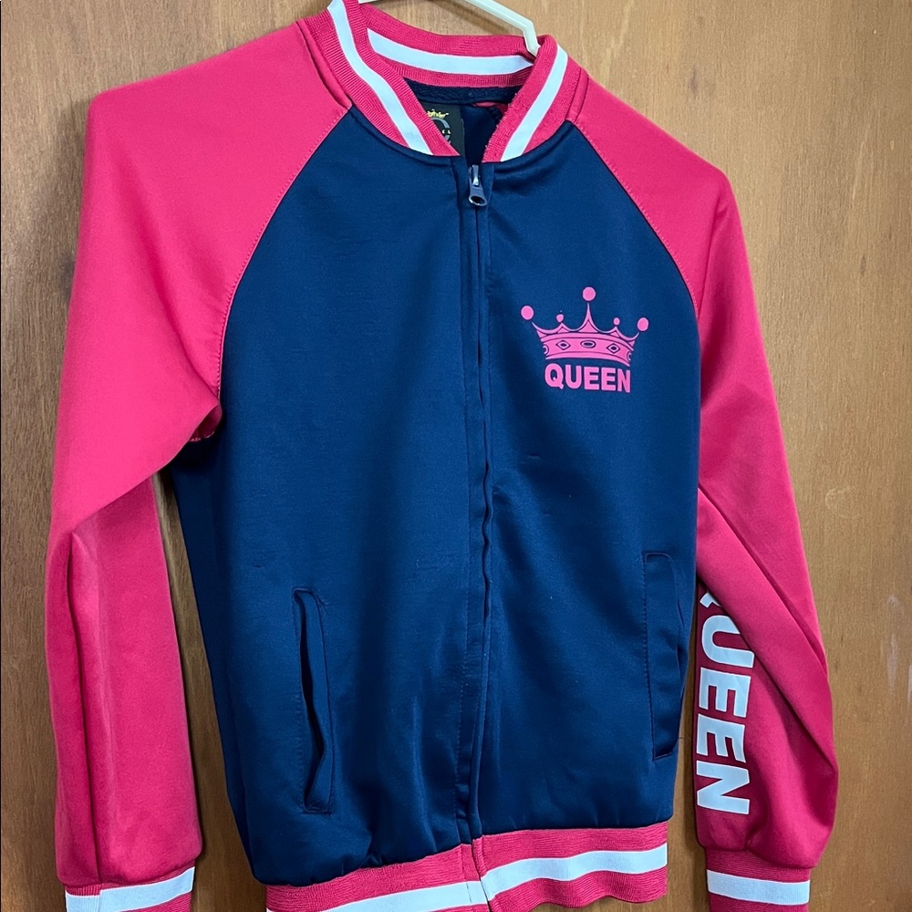 Que Kids Jacket in Pink and Navy